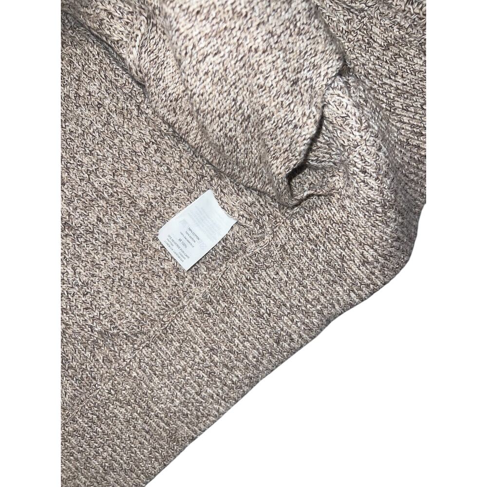 J CREW Men's Shawl Brown Cardigan Marl Sweater Size Medium - Picture 5 of 10